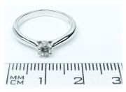 Prsten z bílého zlata 1808 velikost 52