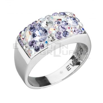 Prsten EVG Swarovski Crystals 35014.3 violet