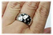 Stříbrný prsten se zirkony 938/2 velikost 58