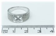 Stříbrný prsten se zirkony 942/1 velikost 52