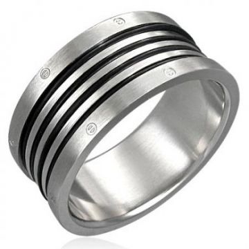 Ocelový prsten Lenis velikost 56