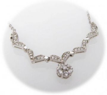 Stříbrný náhrdelník 45 cm