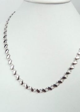 Stříbrný náhrdelník 45 cm