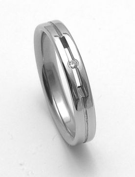 Ocelový prsten Zero Collection