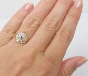 Zlatý prsten se zirkony velikost 55