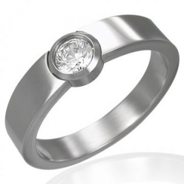 Ocelový prsten Lenis velikost 50