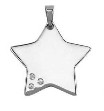 Ocelový náhrdelník hvězda