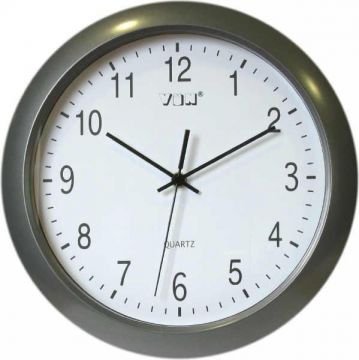 Plastové nástěnné hodiny (HDN0302GY)