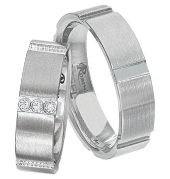 Ocelové snubní prsteny TS141