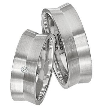 Ocelové snubní prsteny TS137