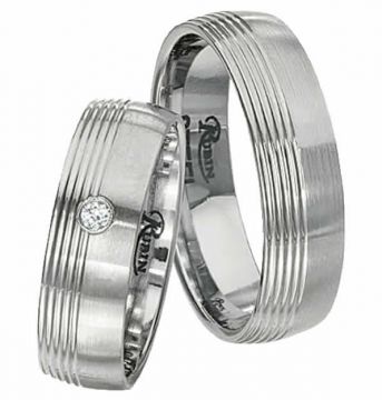 Ocelové snubní prsteny TS145