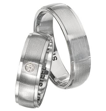 Ocelové snubní prsteny TS147