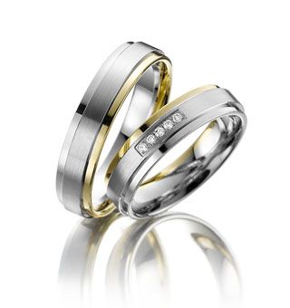 Zlaté snubní prsteny Adore luxe A33