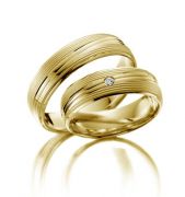 Zlaté snubní prsteny Adoré luxe A41