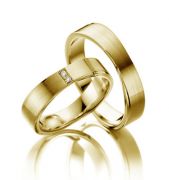 Zlaté snubní prsteny Adoré luxe A42