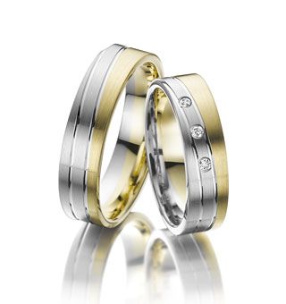 Zlaté snubní prsteny Adoré luxe A45