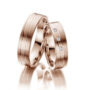 Zlaté snubní prsteny Adoré luxe A45