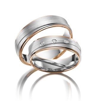 Zlaté snubní prsteny Adoré luxe A46