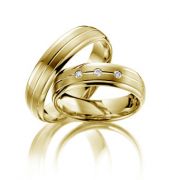 Zlaté snubní prsteny Adoré luxe A51