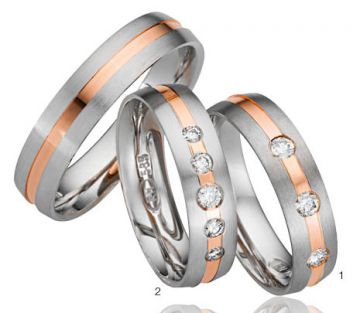 Zlaté snubní prsteny Adora  A11
