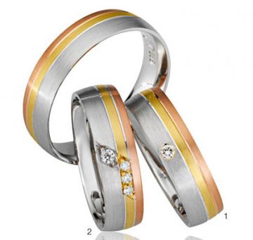 Zlaté snubní prsteny Adora  A14