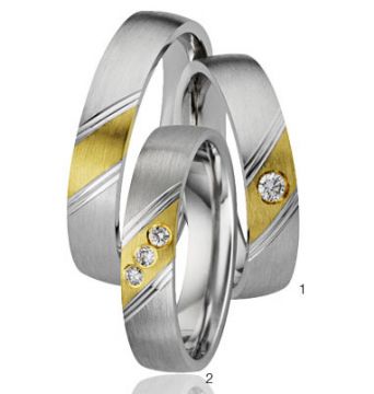 Zlaté snubní prsteny Adora  A21