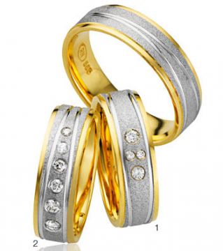 Zlaté snubní prsteny Adora  A23
