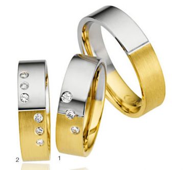 Zlaté snubní prsteny Adora  A30