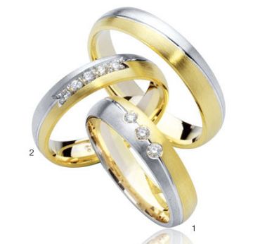 Zlaté snubní prsteny Doria  R60
