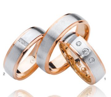 Zlaté snubní prsteny Doria  R64