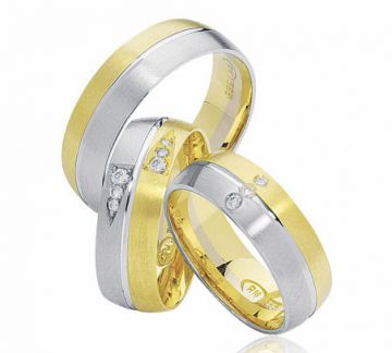Zlaté snubní prsteny Vendora  R22