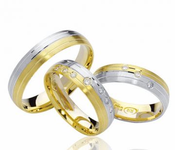 Zlaté snubní prsteny Vendora  R24