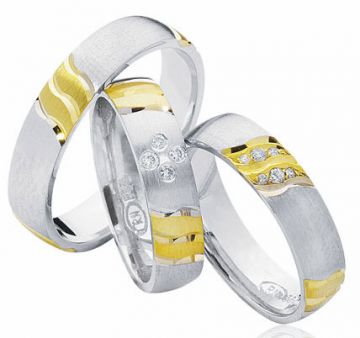Zlaté snubní prsteny Vendora  R37