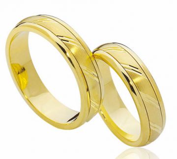 Zlaté snubní prsteny Vendora  R38