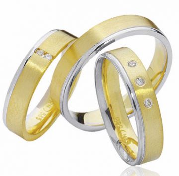 Zlaté snubní prsteny Vendora  R40