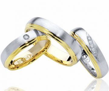 Zlaté snubní prsteny Vendora  R41
