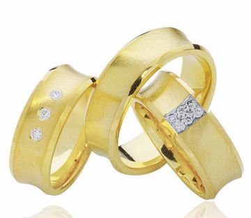 Zlaté snubní prsteny Vendora  R43