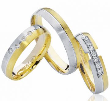 Zlaté snubní prsteny Vendora  R45