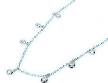 Stříbrný náhrdelník 87580