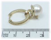 Zlaté náušnice s perlou NA5890