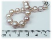 Náramek z růžových sladkovodních perel 8-8,5 mm