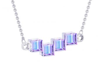 Stříbrný náhrdelník Cubes Preciosa 606243