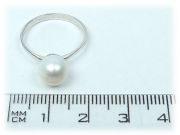 Prsten z bílého zlata 1833 velikost 53