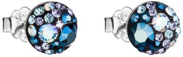 Niáušnice EVG Swarovski Crystals 31136.3 blue style