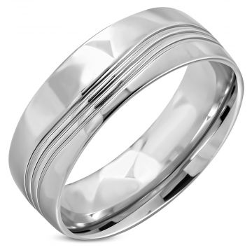 Ocelový prsten RRR346 velikost 62