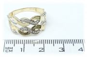Zlatý prsten AU116 velikost 59