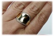 Zlatý prsten AU118 velikost 56