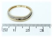 Zlatý prsten AU120 velikost 55
