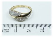 Zlatý prsten velikost 52