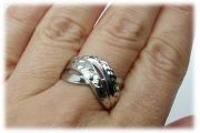Stříbrný prsten 959/1 velikost 57